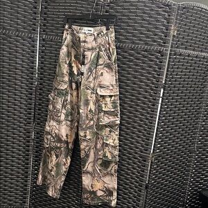 Fashion Nova Forest Camo Wide Leg Pants